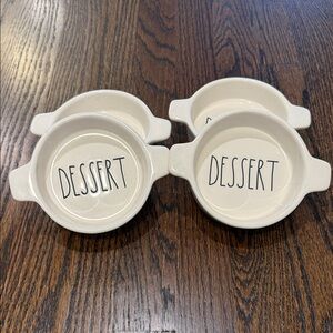 Rae Dunn Dessert Bowls Set of 4